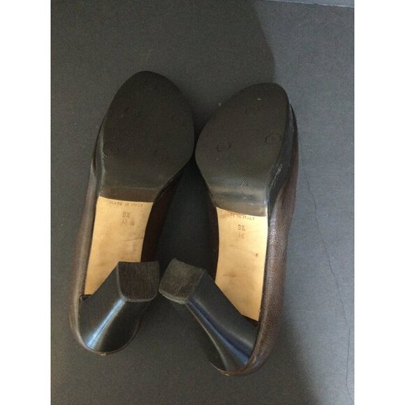 Michael Kors Womens Brown Leather Peep Toe Platform Pumps Size 9.5 M Shoes - Picture 8 of 9